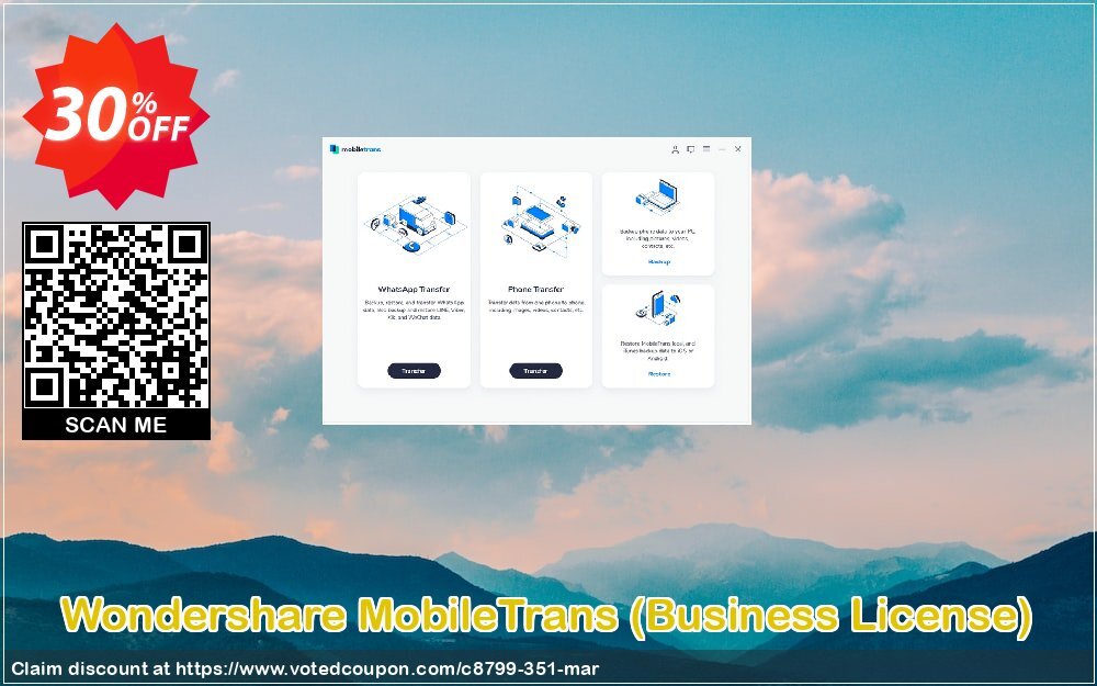 Wondershare MobileTrans, Business Plan  Coupon Code Apr 2024, 30% OFF - VotedCoupon