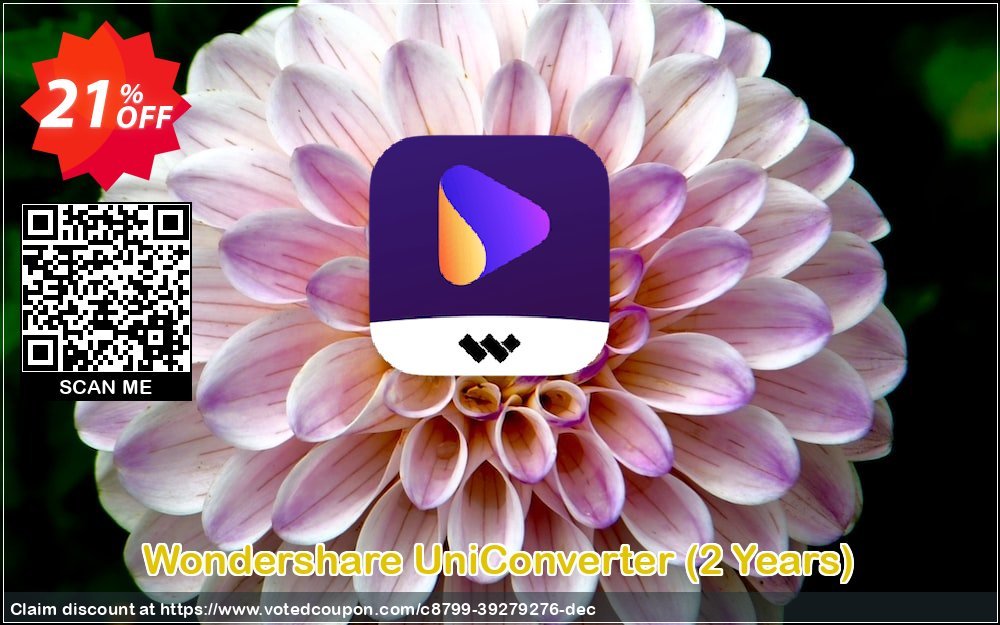 Wondershare UniConverter, 2 Years  Coupon Code Jun 2023, 21% OFF - VotedCoupon