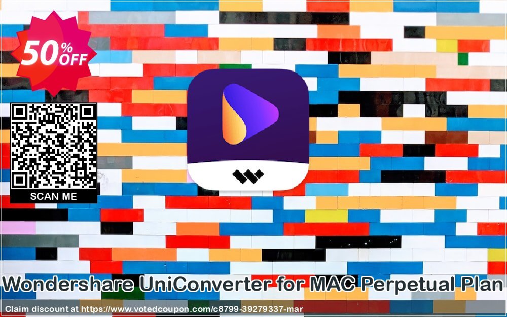 Wondershare UniConverter for MAC Perpetual Plan Coupon Code Mar 2024, 50% OFF - VotedCoupon