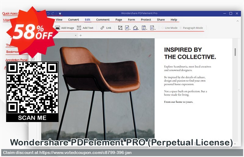 Wondershare PDFelement PRO, Perpetual Plan  voted-on promotion codes