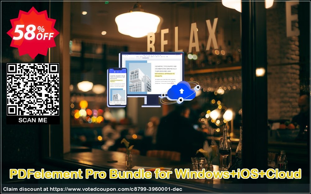 PDFelement Pro Bundle for WINDOWS+iOS+Cloud Coupon Code Sep 2023, 58% OFF - VotedCoupon