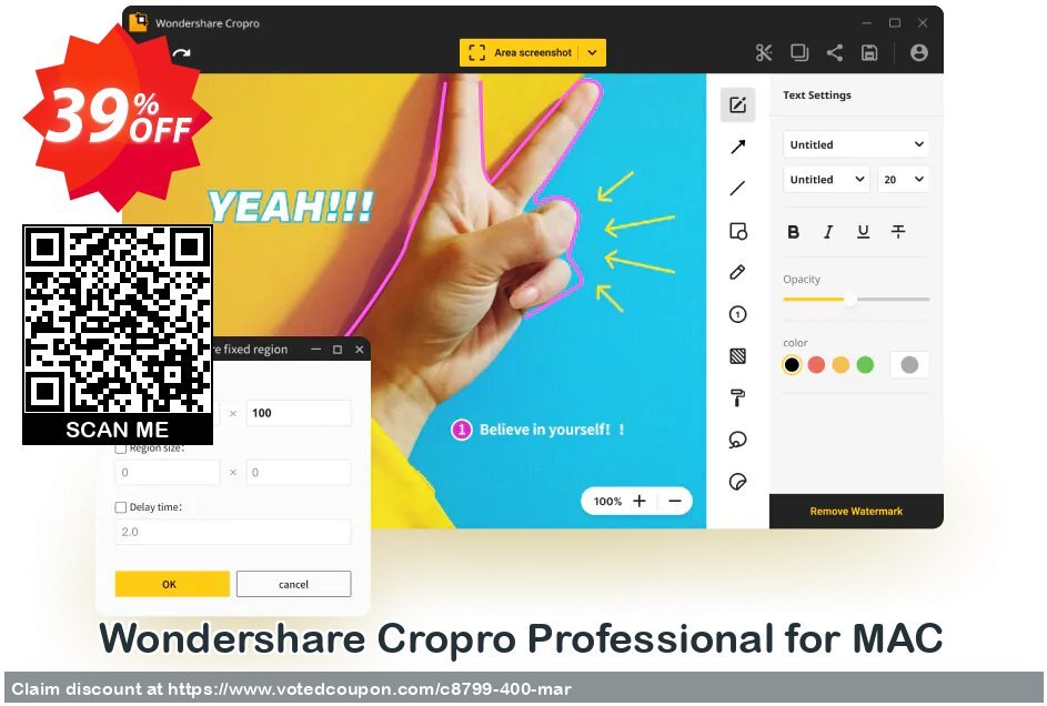 Wondershare Cropro Professional for MAC Coupon Code Apr 2024, 39% OFF - VotedCoupon