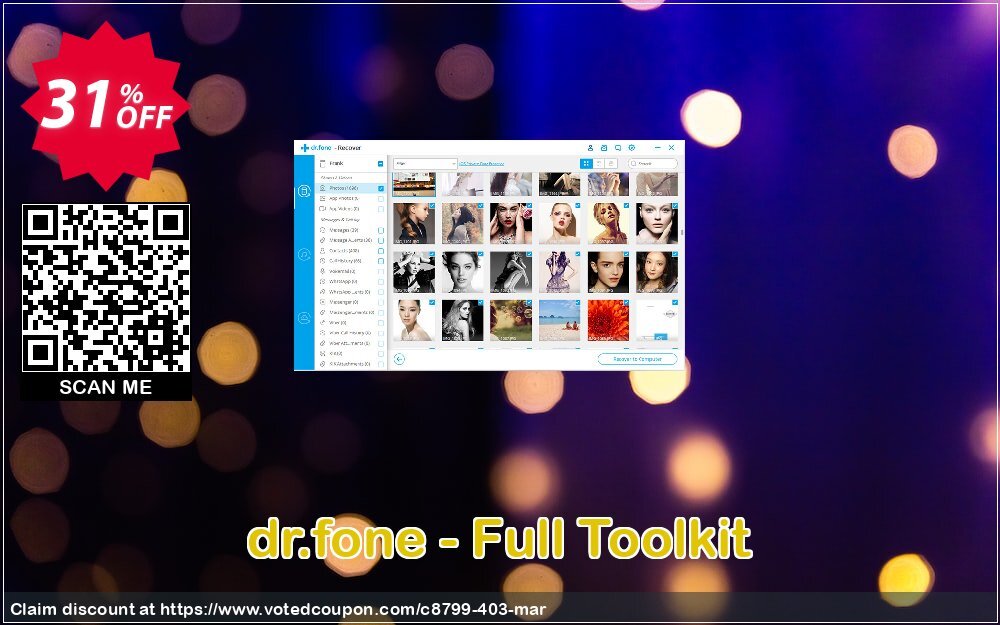 dr.fone - Full Toolkit Coupon, discount Dr.fone all site promotion-30% off. Promotion: 30% Wondershare Software (8799)