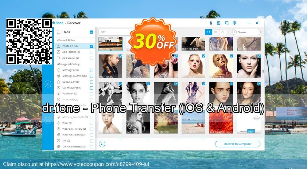 Get 33% OFF dr.fone - Phone Transfer, iOS & Android Coupon