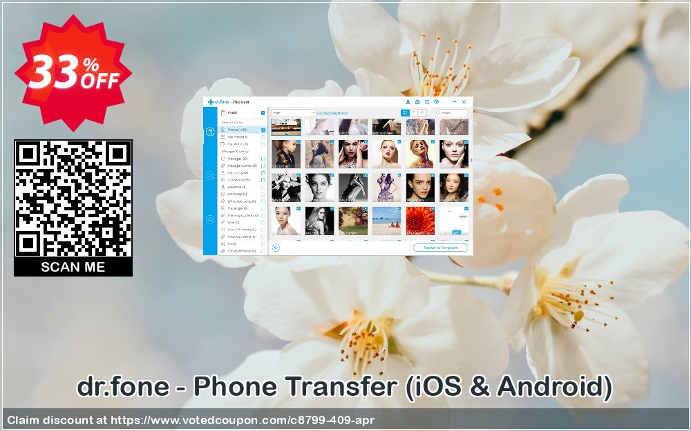 dr.fone - Phone Transfer, iOS & Android  voted-on promotion codes