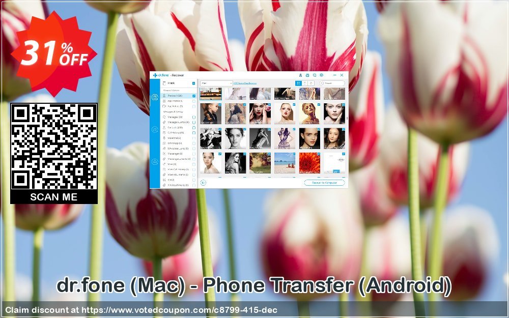 dr.fone, MAC - Phone Transfer, Android  Coupon, discount Dr.fone all site promotion-30% off. Promotion: 30% Wondershare Software (8799)