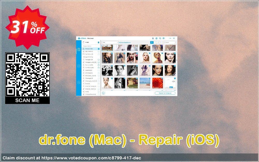 dr.fone, MAC - Repair, iOS  Coupon, discount Dr.fone all site promotion-30% off. Promotion: 30% Wondershare Software (8799)