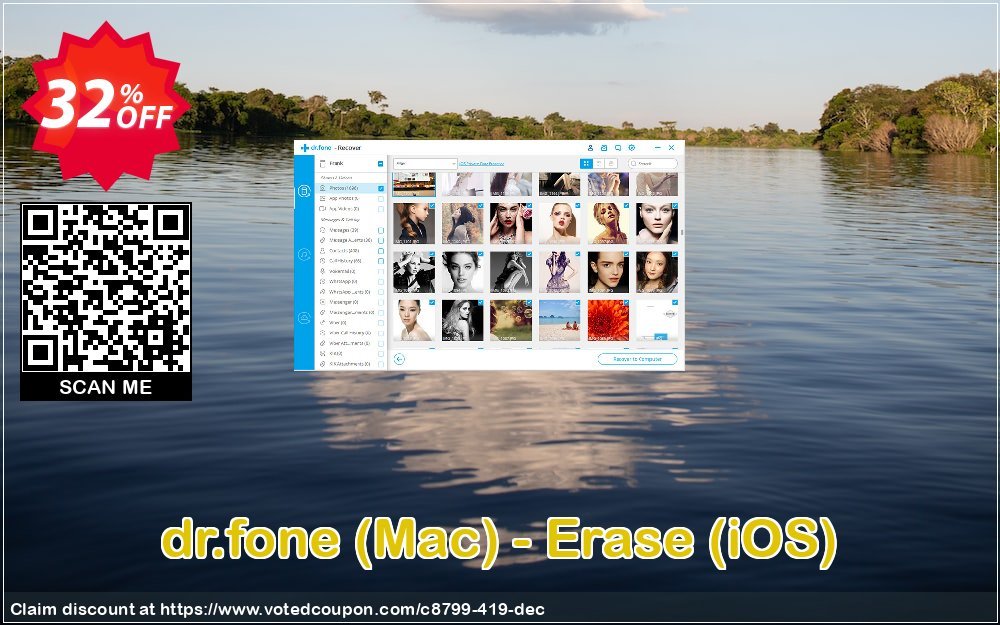 Get 32% OFF dr.fone, Mac - Erase, iOS Coupon