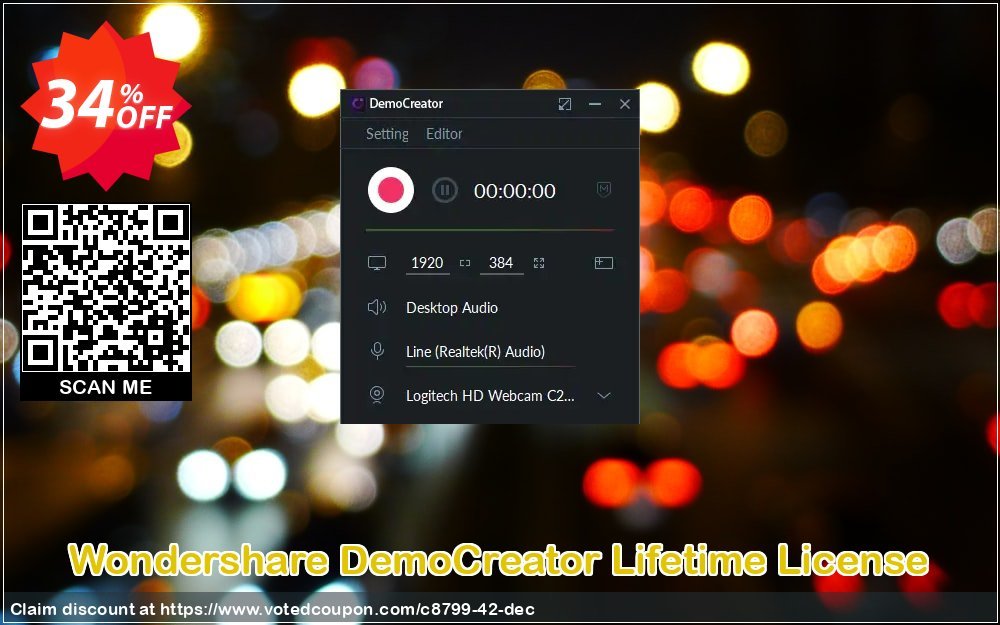 Wondershare DemoCreator Lifetime Plan Coupon, discount 30% Wondershare Software (8799). Promotion: 