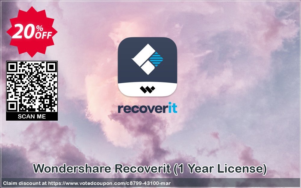 Wondershare Recoverit, Yearly Plan  voted-on promotion codes