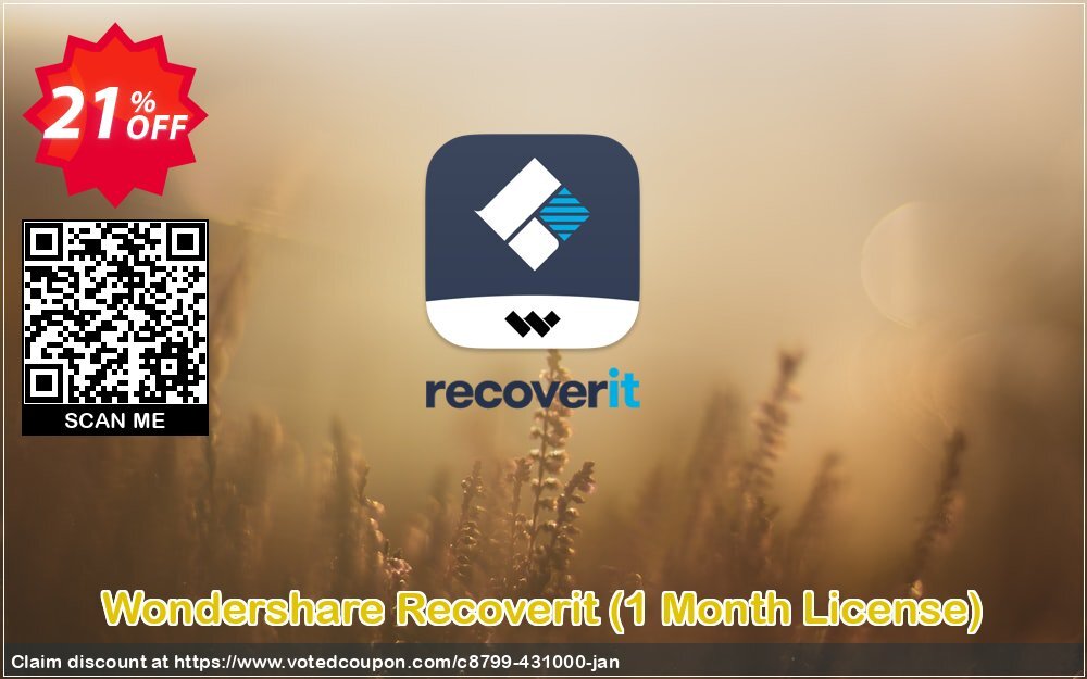 Wondershare Recoverit, Monthly Plan  Coupon Code Oct 2023, 21% OFF - VotedCoupon