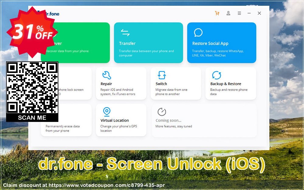 dr.fone - Screen Unlock, iOS  Coupon Code May 2024, 31% OFF - VotedCoupon