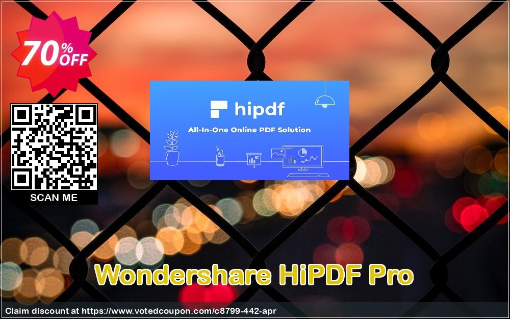 Wondershare HiPDF Pro Coupon, discount Winter Sale 30% Off For PDF Software. Promotion: 30% Wondershare Software (8799)