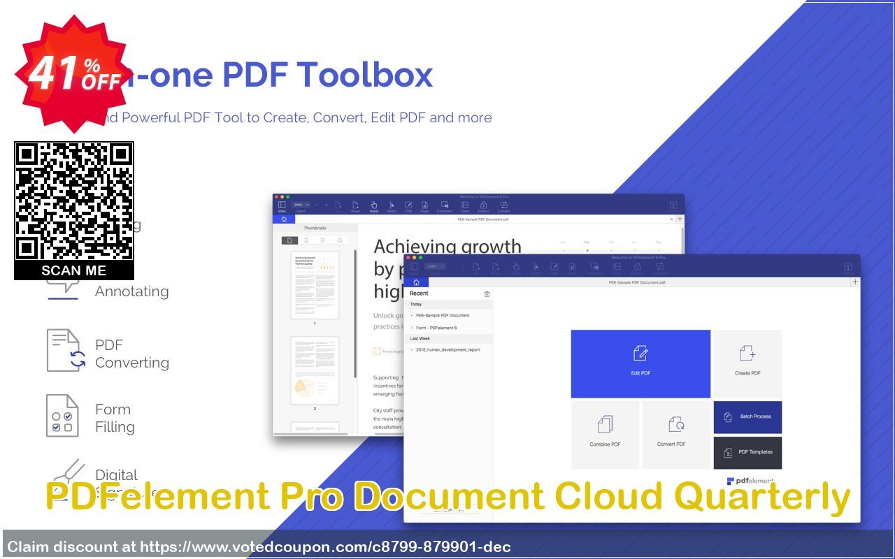 PDFelement Pro Document Cloud Quarterly