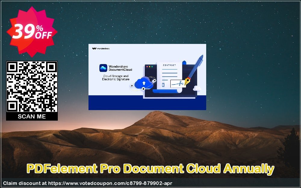 PDFelement Pro Document Cloud Annually voted-on promotion codes