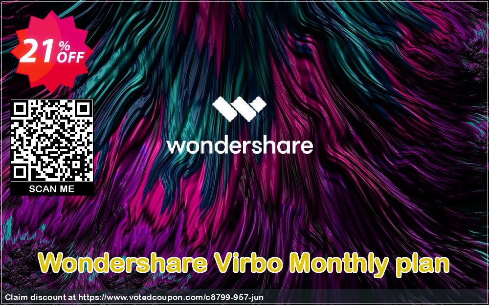 Wondershare Virbo Monthly plan Coupon, discount 20% OFF Wondershare Virbo Monthly plan, verified. Promotion: Wondrous discounts code of Wondershare Virbo Monthly plan, tested & approved