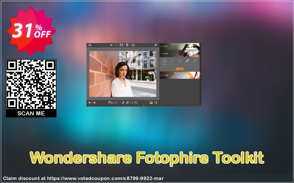 Wondershare Fotophire Toolkit Coupon, discount 30% OFF Wondershare Fotophire, verified. Promotion: Wondrous discounts code of Wondershare Fotophire, tested & approved