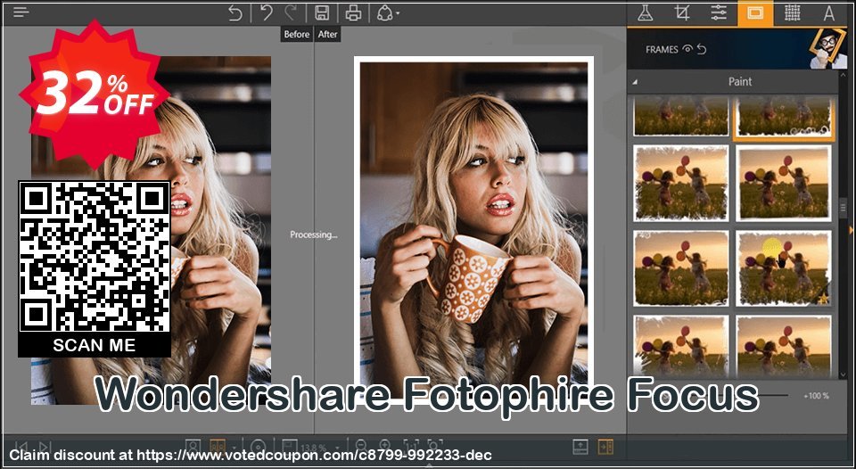 Wondershare Fotophire Focus Coupon Code Oct 2023, 32% OFF - VotedCoupon