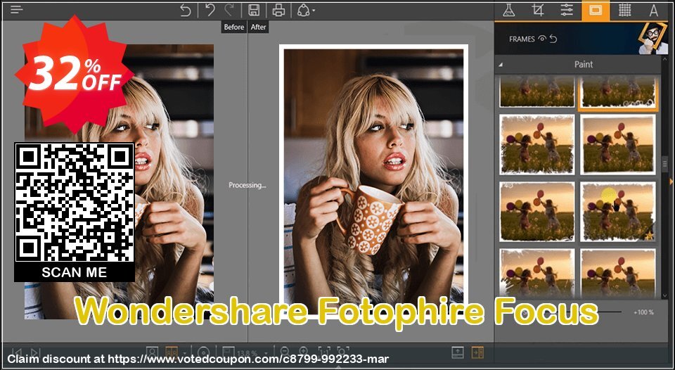 Wondershare Fotophire Focus Coupon Code May 2024, 32% OFF - VotedCoupon