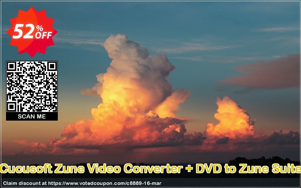 Cucusoft Zune Video Converter + DVD to Zune Suite Coupon Code May 2024, 52% OFF - VotedCoupon