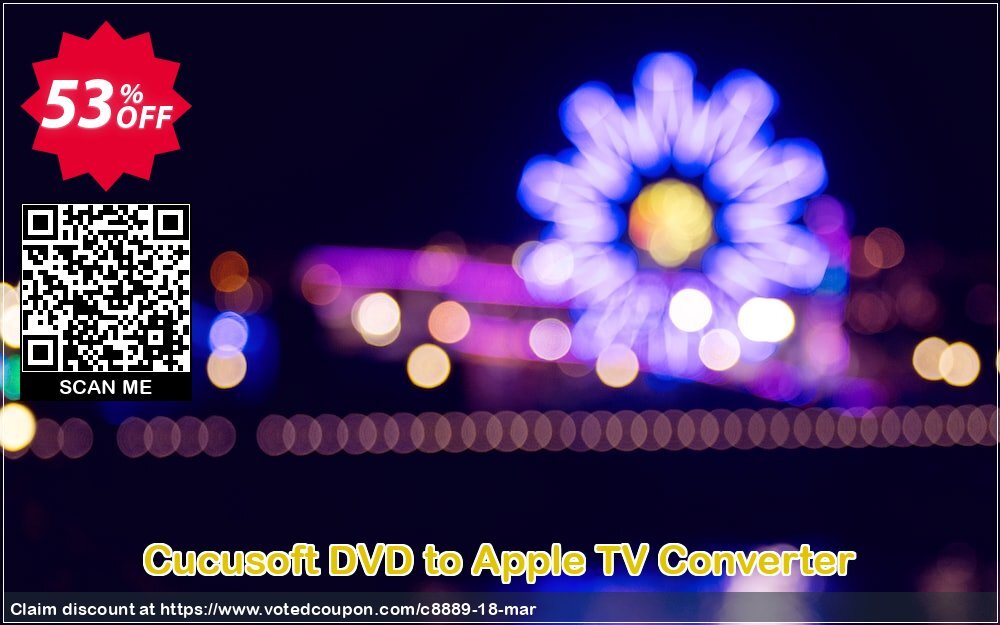 Cucusoft DVD to Apple TV Converter Coupon Code May 2024, 53% OFF - VotedCoupon