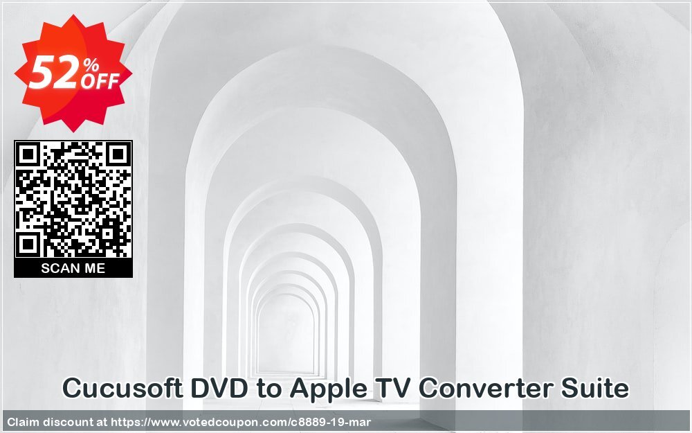 Cucusoft DVD to Apple TV Converter Suite Coupon, discount Cucusoft DVD to Apple TV Converter Suite special promotions code 2024. Promotion: Cucusoft discount coupons (8889)