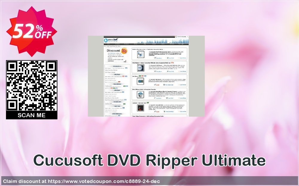 Cucusoft DVD Ripper Ultimate Coupon, discount Cucusoft DVD Ripper Ultimate impressive deals code 2023. Promotion: Cucusoft discount coupons (8889)