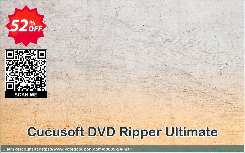 Cucusoft DVD Ripper Ultimate Coupon Code Apr 2024, 52% OFF - VotedCoupon