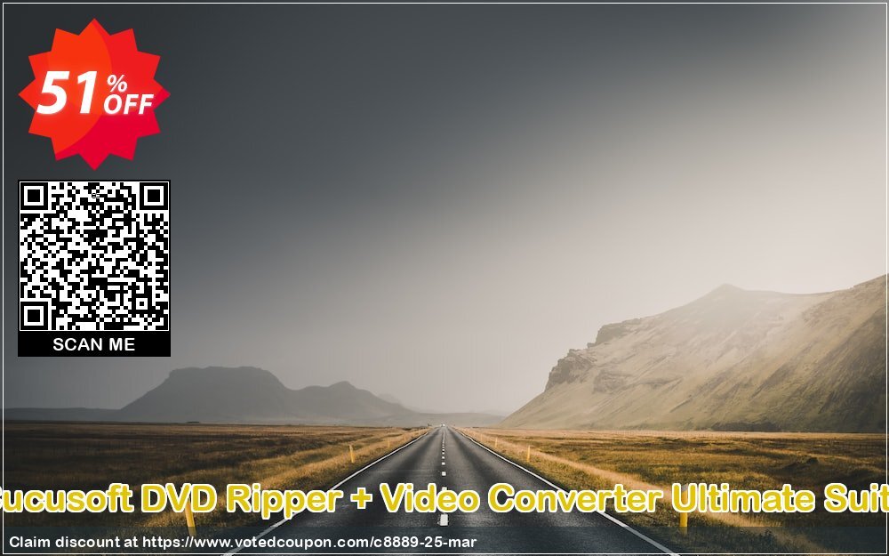 Cucusoft DVD Ripper + Video Converter Ultimate Suite Coupon Code Apr 2024, 51% OFF - VotedCoupon