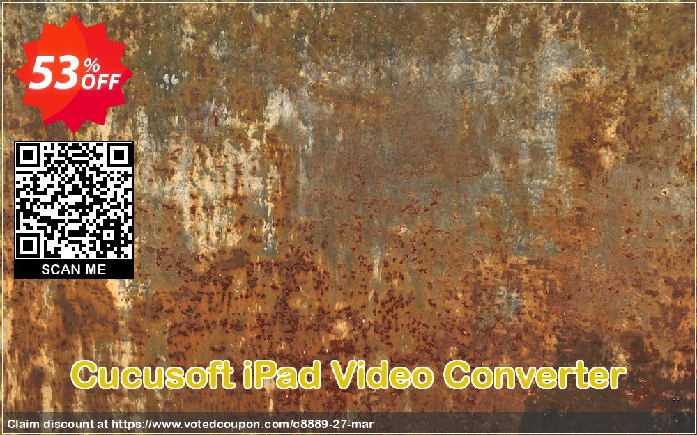 Cucusoft iPad Video Converter Coupon Code May 2024, 53% OFF - VotedCoupon