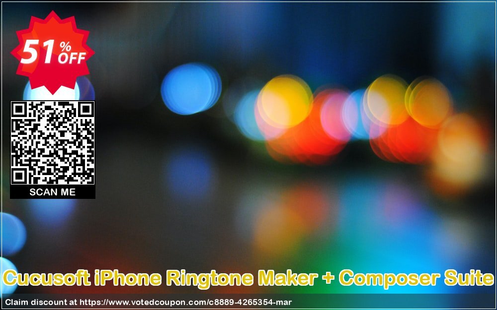 Cucusoft iPhone Ringtone Maker + Composer Suite Coupon Code May 2024, 51% OFF - VotedCoupon