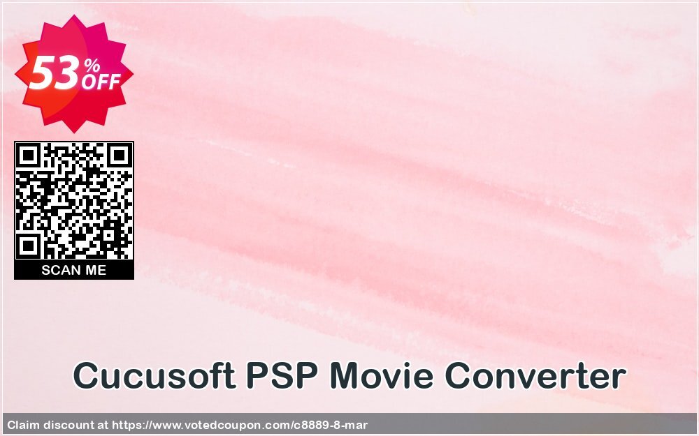 Cucusoft PSP Movie Converter Coupon Code Apr 2024, 53% OFF - VotedCoupon