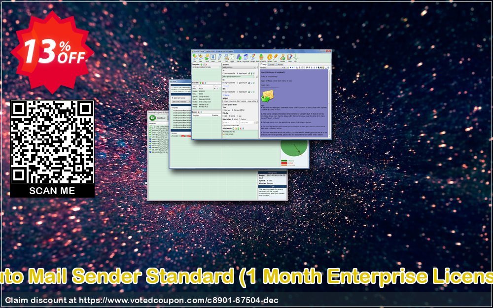 Auto Mail Sender Standard, Monthly Enterprise Plan  Coupon Code May 2024, 13% OFF - VotedCoupon