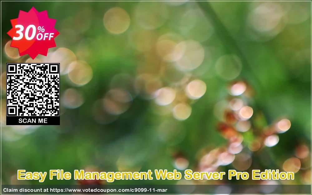 Easy File Management Web Server Pro Edition Coupon, discount Web File Management coupon (9099). Promotion: EFS Software coupon