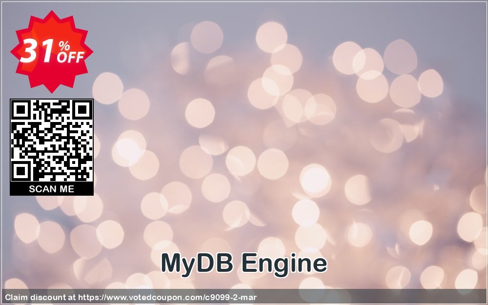 MyDB Engine Coupon Code Apr 2024, 31% OFF - VotedCoupon