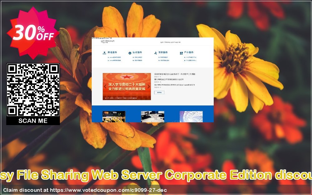 Easy File Sharing Web Server Corporate Edition discount Coupon, discount Web File Management coupon (9099). Promotion: EFS Software coupon