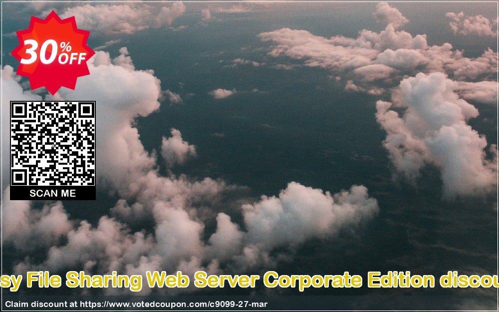 Easy File Sharing Web Server Corporate Edition discount Coupon, discount Web File Management coupon (9099). Promotion: EFS Software coupon