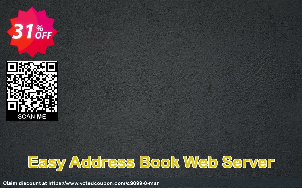 Easy Address Book Web Server Coupon Code May 2024, 31% OFF - VotedCoupon