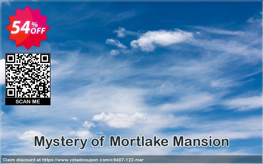 Mystery of Mortlake Mansion Coupon, discount Discount 50% for all products. Promotion: