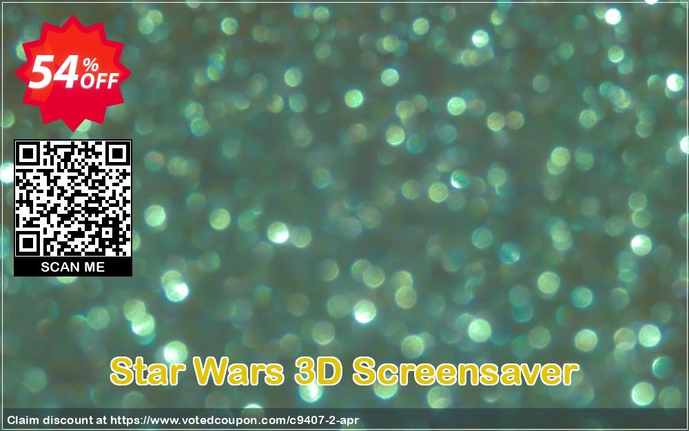 Star Wars 3D Screensaver Coupon, discount Discount 50% for all products. Promotion: