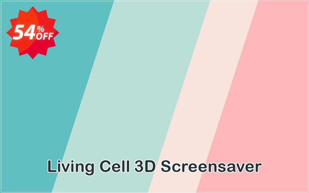 Living Cell 3D Screensaver Coupon, discount Discount 50% for all products. Promotion: