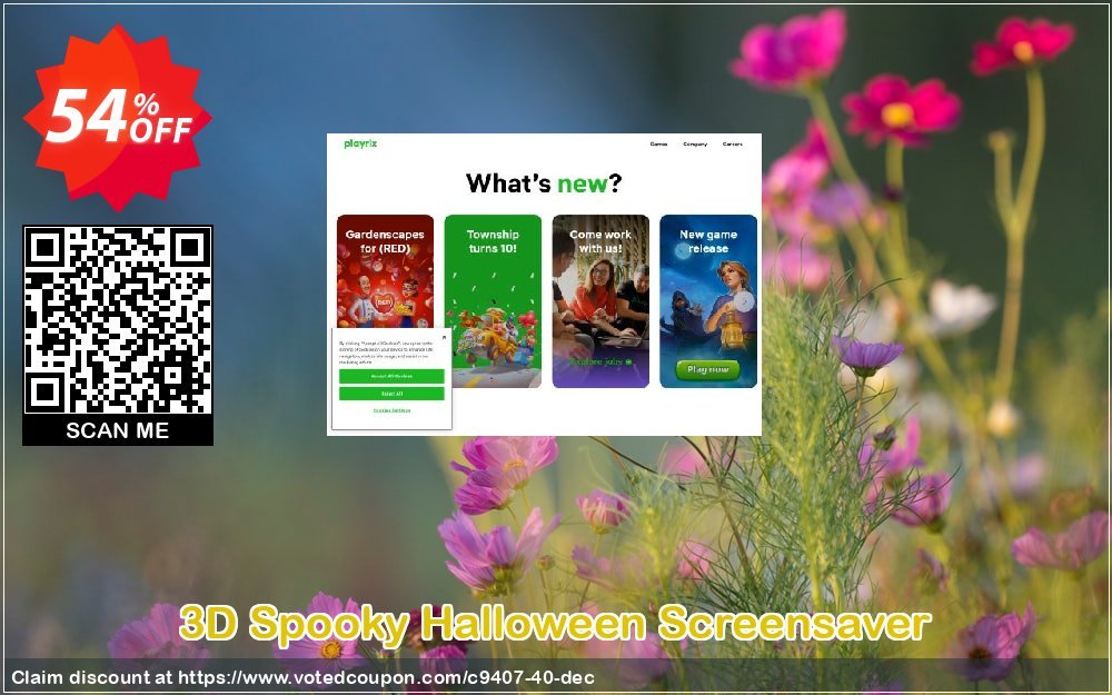 3D Spooky Halloween Screensaver Coupon, discount Discount 50% for all products. Promotion: 