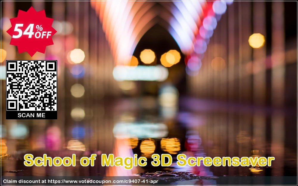 School of Magic 3D Screensaver Coupon, discount Discount 50% for all products. Promotion: 