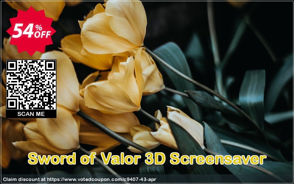Sword of Valor 3D Screensaver Coupon, discount Discount 50% for all products. Promotion: