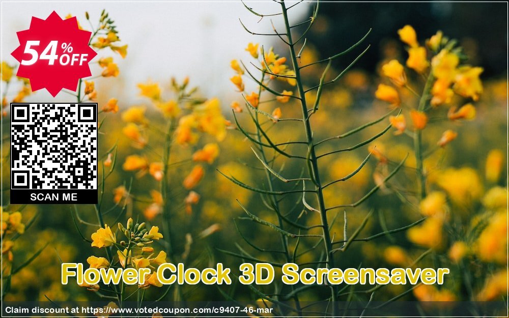 Flower Clock 3D Screensaver Coupon Code Apr 2024, 54% OFF - VotedCoupon