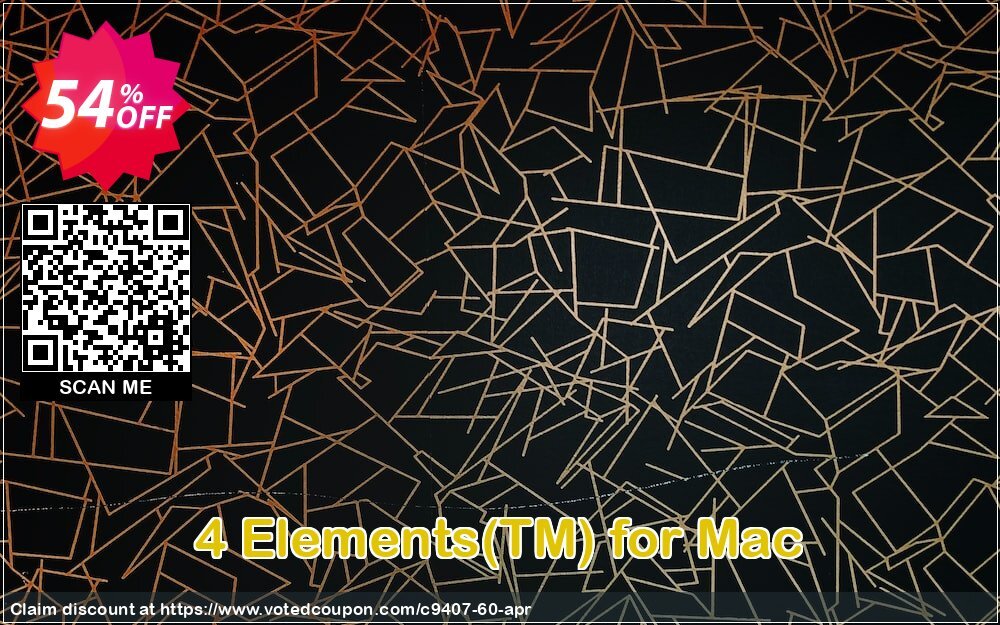 4 Elements, TM for MAC Coupon, discount Discount 50% for all products. Promotion: 