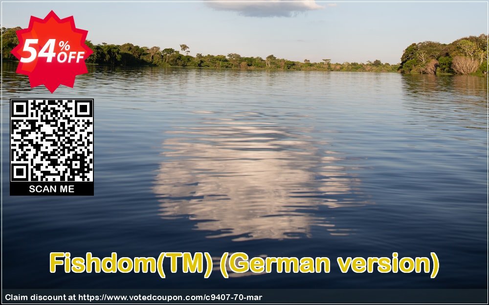 Fishdom, TM , German version  Coupon, discount Discount 50% for all products. Promotion: 