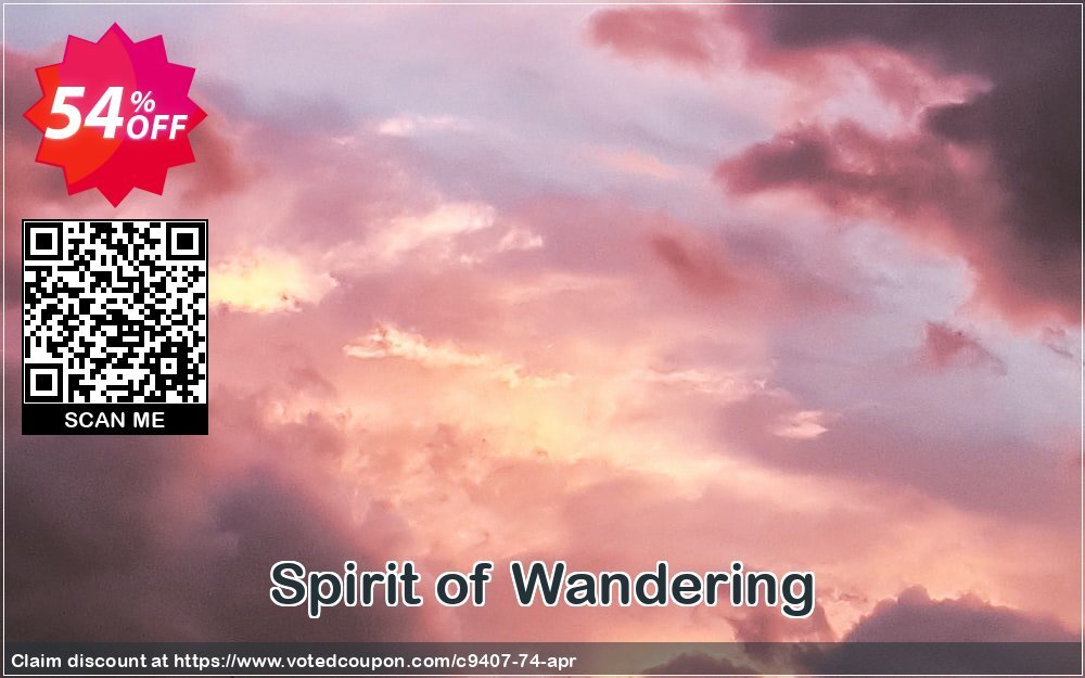 Spirit of Wandering Coupon Code Apr 2024, 54% OFF - VotedCoupon