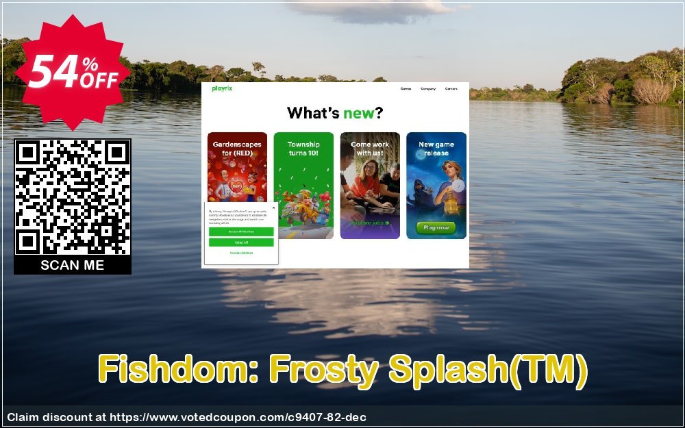 Fishdom: Frosty Splash, TM  Coupon, discount Discount 50% for all products. Promotion: 