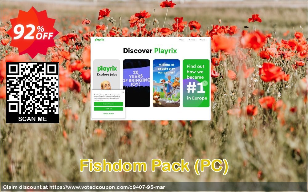 Fishdom Pack, PC  Coupon, discount Fishdom Pack Offer. Promotion: 